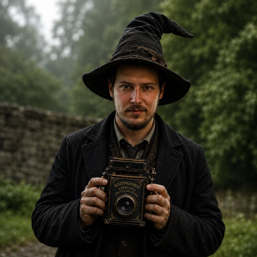 Magifotograf z aparatem